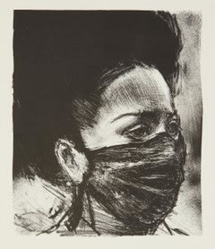 Woman with Mask